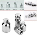 4pcs CR-V Ratchet Socket Adapter Converter Reducers Tool Kit 1/4" 3/8" 1/2"