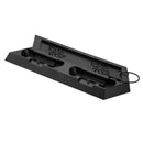 Vertical Stand & Cooling Fan Controller Charging Dock Station For PlayStation 4