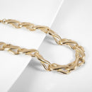 Punk Choker Necklace Collar Statement Hip Hop Heavy Metal Thick Chain Neckl