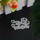1pc Best Wishes for scrapbooking photo album decor Metal Stencil cutting dieMO