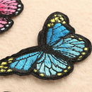 5PCS Embroidery Butterfly Embroidered Sew On Patch Badge Fabric Applique DIY  Z
