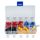 102Pcs Assorted Electrical Wire Connector Insulated Ring Crimp Terminals Set