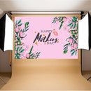Mother Day Theme Background Cloth Home Decor Tablecloth Photo Props Backdrop