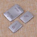 3pcs ABS Chrome Shift Gear Position Button Cover Trim fit for BMW 1 2 3 Series