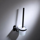 Bathroom Accessories Wall Mounted Black Space Bathroom Toilet Brush Holder