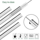 Heat-Resistant Environmental Protection Glass Straw Pipe Straight Favor Ben X5B6