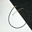 Black Mini Bead Necklace Fashion Women Choker Ladies Collar Chunky Party Jewelry