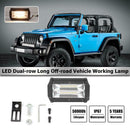 Car Truck LED Work Lamp Bar 5 inch 72W 8000LM IP67 Driving Off-road Strobe Light