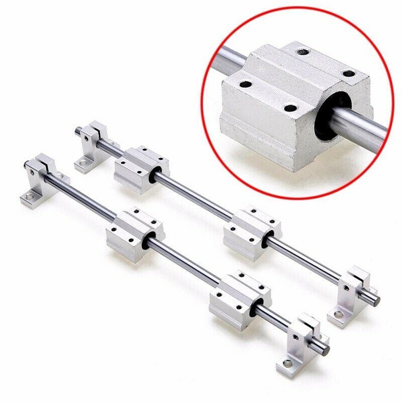 8Mm 300Mm Linear Rail Shaft With Sk8 Scs8Uu Guide Support Bearing Slip Moto A1F2