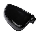 1 Pair Black Rearview Wing Mirror Cover Casing For Volkswagen For- Jetta Go