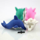 1Pcs Dolphin Shaped Rubber Eraser Lovely Cartoon Erasers SA Students,School N4X7