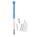 Mini Hand Drill Spiral Pin Vise Twist Chuck Manual Push Watch Jewelry Tool