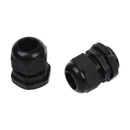 20 Pcs PG16 Black Plastic Glands Connectors for 10mm to 14mm Cable X5E5
