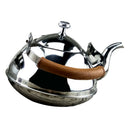 2L Stainless Steel Traditional Hob Kettle for Home, Camping, Boat