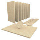 8 Large Self Stick Furniture Felt Sheets 12 Round Felt Pads To Protect HardwW8C5