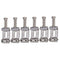6 Pieces Zinc Alloy Saddles String Set Replacement For Electric Guitar Bridge -