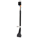 Adapter Cable USB 2.0 9Pin for Motherboard Female to USB 3.0 20Pin Header