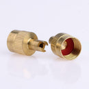 8pcs Slotted Head Valve Stem Caps with Core Remover Tool for Car Motorcycle A
