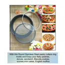 7inch Pizza Pan Ring, Muffin Rings, Pancake Cake Ring Mold Kitchen Baking
