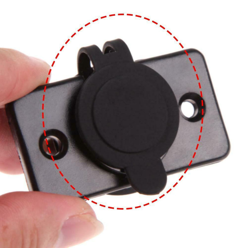 30mm Dia Round Waterproof Dust Cover for Dual USB Car Motorcycle Charger