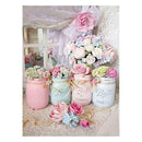 Pink Rose Diamond Painting Cross Stitch 5D Mosaic Picture Home Decor Gift