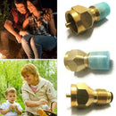 Propane Refill Adapter Lp Gas Cylinder Tank Coupler Camping Heater Durable Y5P7
