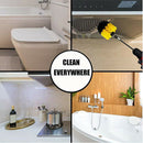 10x Power Scrubber Drill Brush Bathroom Tub Shower Tile Grout Wall Cleaner