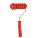 Embossed Paint Roller Wall Brick Pattern Rubber Paint Roller for Wall Decor W6B8