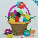 1X MetalSteelCutting Dies Stencil Easter egg basket Decor Scrapbooking Die cutM&