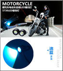 1pcs Handlebar Spotlight LED Motorcycle Headlight Daytime Light Driving Fog Lamp