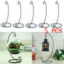 5PC Christmas Bauble Holder Ornaments Hanging Display Stand Hanger Metal L shape