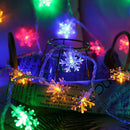 40 LED Snowflake String Light Garland Christmas Lamp Party Decor (4m) A