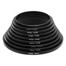 8pcs Step Up Lens Filter Ring For Cameras Adapter Lot 67mm 72mm 77mm 82mm Series