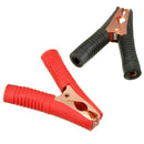 10 x Metal Car Battery Clamps Crocodile Test Clips 100A 90Mm Red & Black