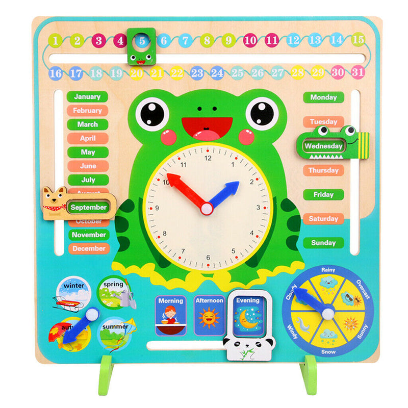 Children Time Learning Clock, 12 Hour, Makes Kids Learning