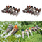 24Pcs Artificial Bird Feathered Realistic Sparrow Home Garden Decor Ornament