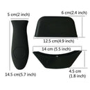 Silicone Hot Handle Holder (Set Of 3) Hot Mitts For Cast Iron Skillets Pans W8S7