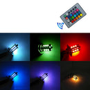 H11 H9 H8 5050 LED 27SMD RGB Car Headlight Fog Light Lamps Bulb & Remote Control