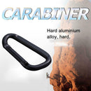 Alloy D Shaped Carabiner Keychain Outdoor Camping Hiking Hammock Buckle