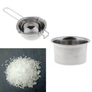 3x Stainless Steel Melting Pot Paraffin Wax Pellets Beads For Soap