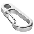 Titanium Ti TC4 Outdoor Key Carabiner Keyring Keychain Holder (Ti Color)
