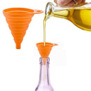 Collapsible Silicone Funnel Set, 5 Pieces Must-Have Kitchen Food Grade Sili G5N2