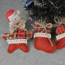 Creative Christmas Cotton Linen Hanging Pendant Xmas Tree Party Decor (Star