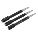 3Pcs/Set Heavy Duty Centre Punch Set 1.5mm, 2mm, 3mm Alloy Steel