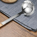 2x Chinese Soup Spoon Ladle Scoop Wok Spatula Household Heat Resistant Cookware