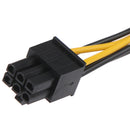 SATA Power Cable 15 Pin To 6 Pin PCI-E Sata Graphics Converter Adapter Cable Ew