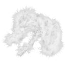 6 ft Marabou Feather Boa for Diva Night Tea Party Wedding - White M3K8