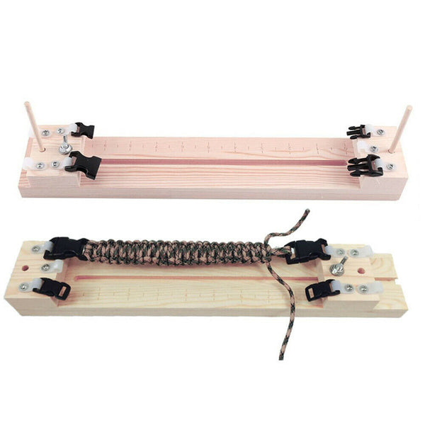 1 pcs DIY Wood Bracelet Wristband Braided Jig Weaving Needles Tool Kit