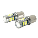 2pcs for Car Brake Reverse Turn Signal Light S25 1156 BA15S 3030 27SMD LED Bulbs