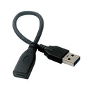 7.87inch USB 3.0 Male To USB 3.1 C Female Data Sync Cable Adapter Cord